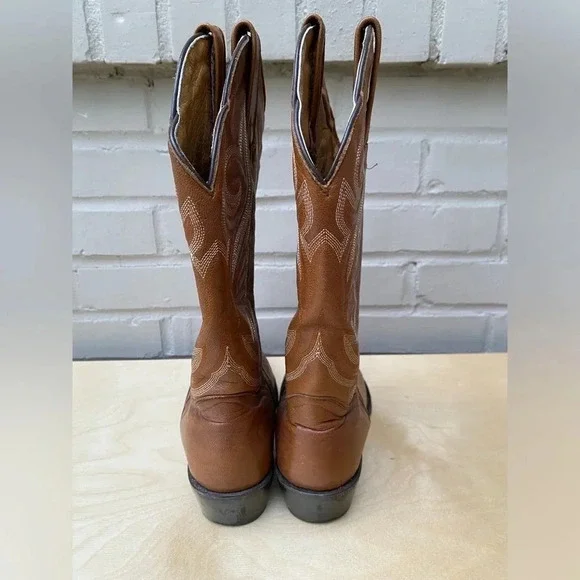 J.B. Dillon Coyboy Boots Women’s 7.5 Goat Leather Western  Boot - Picture 5 of 9